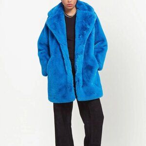 Apparis Teddy Coat, Faux Shearling